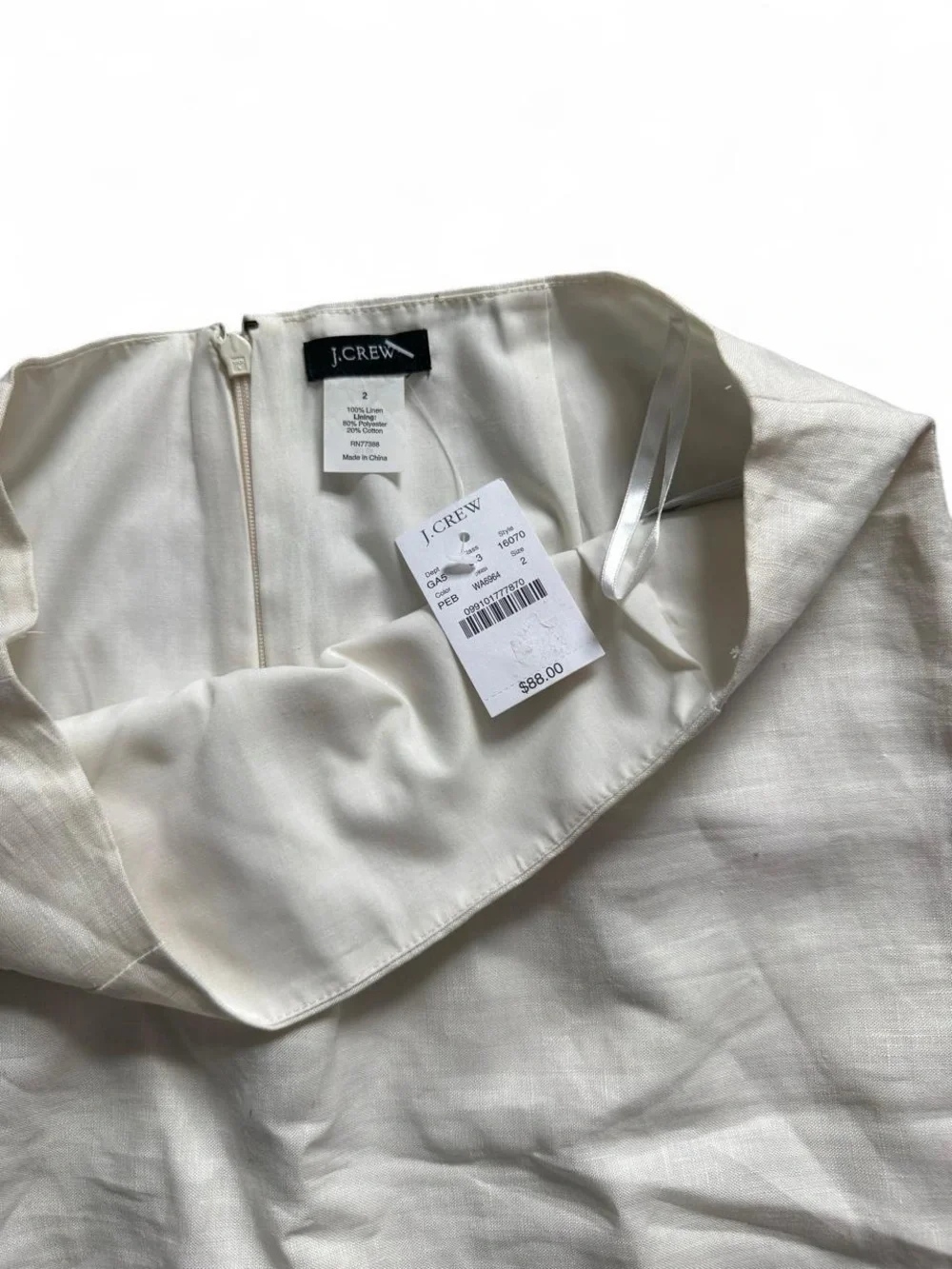 J.Crew Linen Ombre Skirt